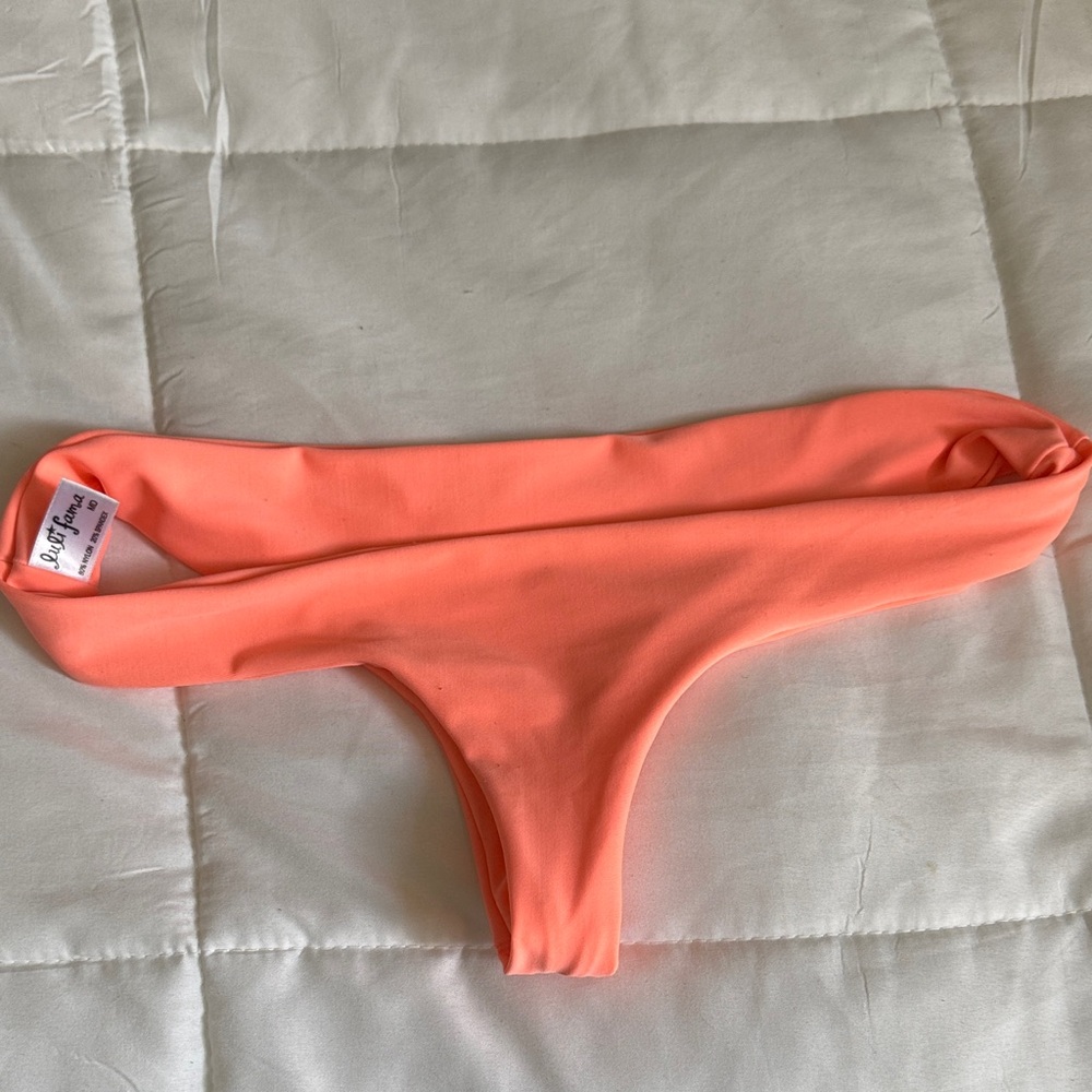 Luli Fama Coral Bikini Bottom